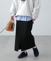 FREE'S MART | ミラノリブフロントスリットナロースカート(スカート)