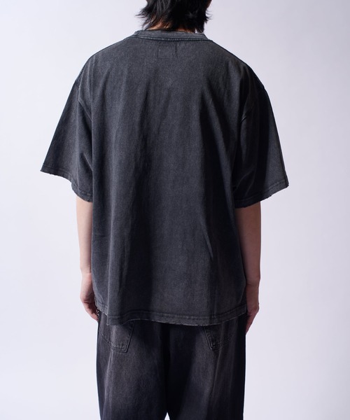 Lui's(ルイス)の「フェードポケBIG T(Tシャツ/カットソー・メンズ・ブラック/チャコールグレー・M/S)」の8枚目の写真