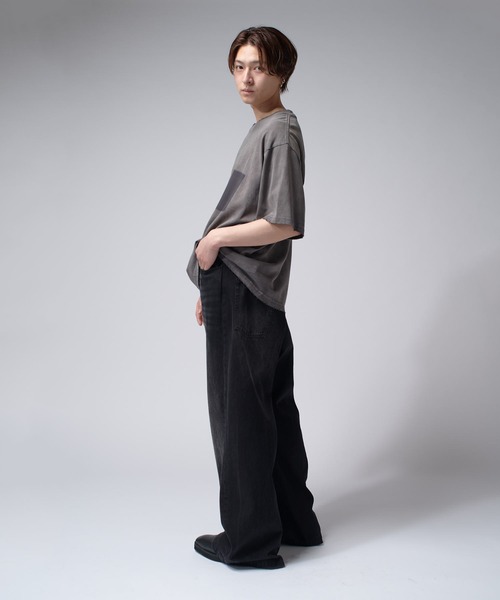 Lui's(ルイス)の「フェードポケBIG T(Tシャツ/カットソー・メンズ・ブラック/チャコールグレー・M/S)」の16枚目の写真