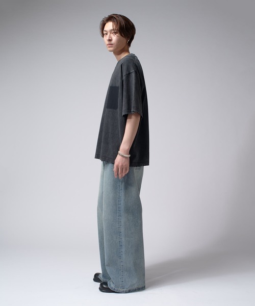 Lui's(ルイス)の「フェードポケBIG T(Tシャツ/カットソー・メンズ・ブラック/チャコールグレー・M/S)」の12枚目の写真