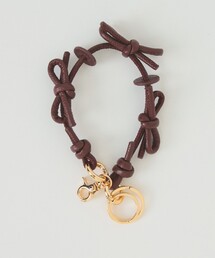 Ray BEAMS（レイビームス）の「【WEB限定】Hashibami / レザー リボン スマホハンドストラップ（スマホグッズ）」