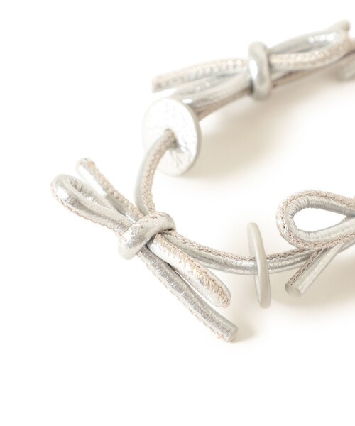 Ray BEAMS（レイビームス）の「【WEB限定】Hashibami / レザー リボン スマホハンドストラップ（スマホグッズ・レディース・ブラック/レッド/ライトブルー/シルバー/ワイン・ONE SIZE）」の11枚目の写真