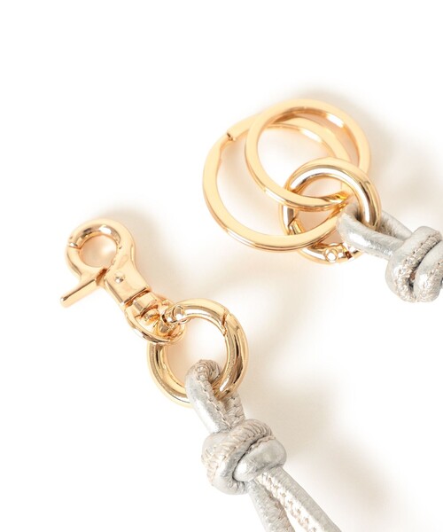 Ray BEAMS（レイビームス）の「【WEB限定】Hashibami / レザー リボン スマホハンドストラップ（スマホグッズ・レディース・ブラック/レッド/ライトブルー/シルバー/ワイン・ONE SIZE）」の12枚目の写真