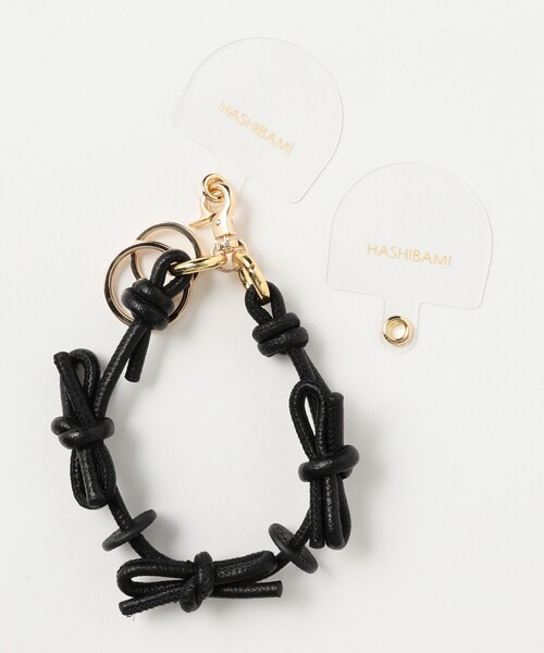 Ray BEAMS（レイビームス）の「【WEB限定】Hashibami / レザー リボン スマホハンドストラップ（スマホグッズ・レディース・ブラック/レッド/ライトブルー/シルバー/ワイン・ONE SIZE）」の8枚目の写真