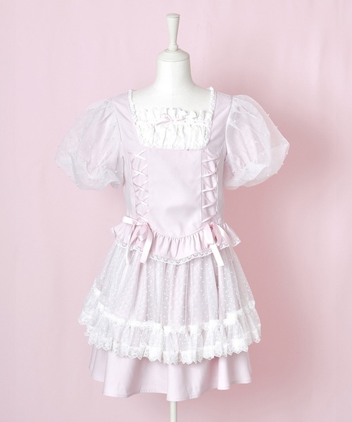 mellfy memory（メルフィーメモリー）の「Love to Doll スカート（スカート・レディース・ホワイト/ピンク・Sサイズ/mini/Mサイズ/long/Mサイズ/mini/Sサイズ/long）」の14枚目の写真