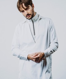 【NO ID.】Skipper Long Shirt / スキッパー ロング シャツ