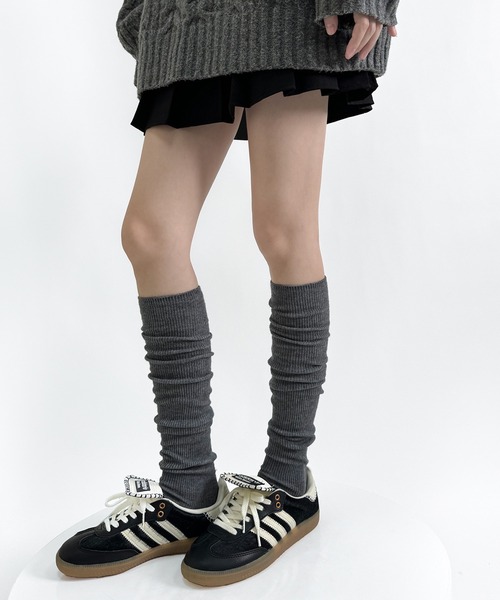 HALEY PESCA（ヘーリーペスカ）の「HALEY PESCA/ベーシックリブハイソックス（ソックス/靴下・レディース・ブラック/グレー/レッド/ホワイト/ブラウン・FREE）」の17枚目の写真