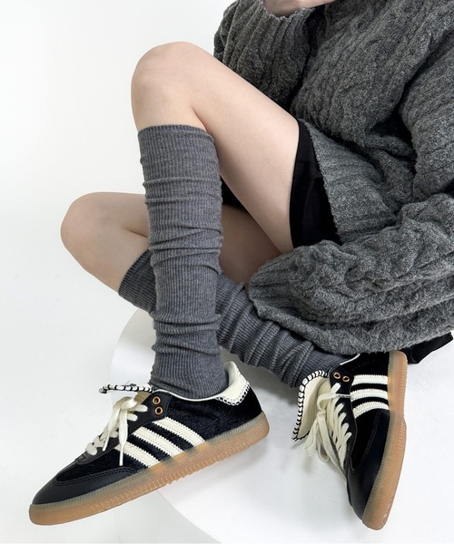 HALEY PESCA（ヘーリーペスカ）の「HALEY PESCA/ベーシックリブハイソックス（ソックス/靴下・レディース・ブラック/グレー/レッド/ホワイト/ブラウン・FREE）」の19枚目の写真