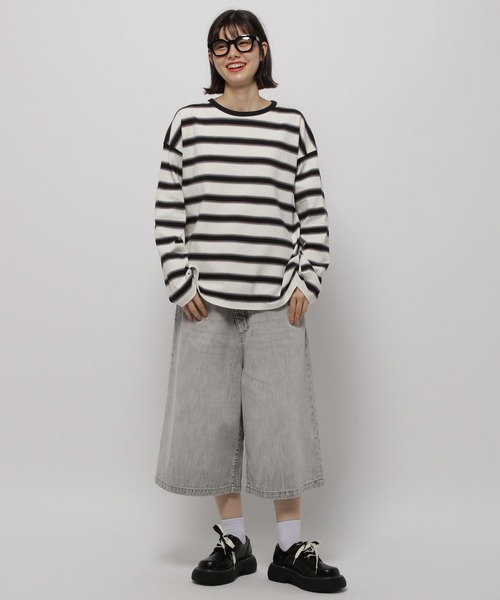 niko and...（ニコアンド）の「COLORマイスターロンTEE（Tシャツ/カットソー・レディース・ホワイト/オフホワイト/ピンク/イエロー/ブルー・MEDIUM/LARGE）」の22枚目の写真