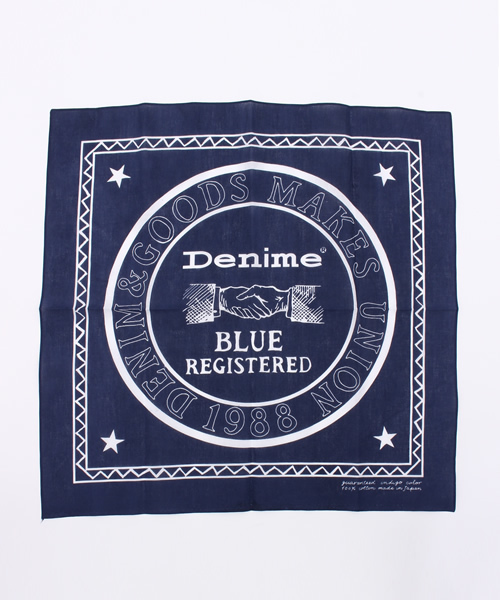 Denime(ドゥニーム)の「INDIGO BANDANNA HAND(バンダナ/スカーフ・メンズ・ブルー系その他・FREE)」の1枚目の写真