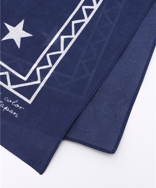 Denime(ドゥニーム)の「INDIGO BANDANNA HAND(バンダナ/スカーフ・メンズ・ブルー系その他・FREE)」の2枚目の写真