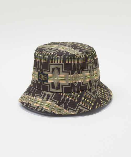 PENDLETON(ペンドルトン)の「【PENDLETON / ペンドルトン】ECOPET/バケットハット/ハーディング柄PDT-000-251044(ハット・メンズ・ブラック/ベージュ・フリー)」の8枚目の写真