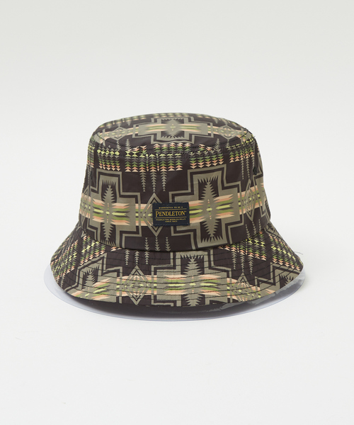 PENDLETON(ペンドルトン)の「【PENDLETON / ペンドルトン】ECOPET/バケットハット/ハーディング柄PDT-000-251044(ハット・メンズ・ブラック/ベージュ・フリー)」の9枚目の写真