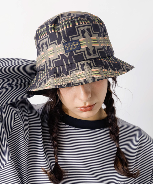 PENDLETON(ペンドルトン)の「【PENDLETON / ペンドルトン】ECOPET/バケットハット/ハーディング柄PDT-000-251044(ハット・メンズ・ブラック/ベージュ・フリー)」の16枚目の写真