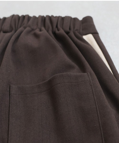 antiqua(アンティカ)の「タックワイドパンツ(その他パンツ・レディース・ブラウン系その他/ブラック系その他・LARGE/MEDIUM)」の15枚目の写真