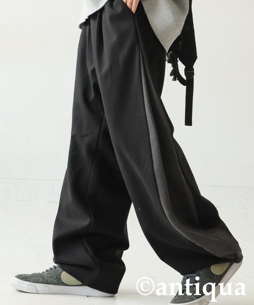 antiqua(アンティカ)の「タックワイドパンツ(その他パンツ・レディース・ブラウン系その他/ブラック系その他・LARGE/MEDIUM)」の18枚目の写真
