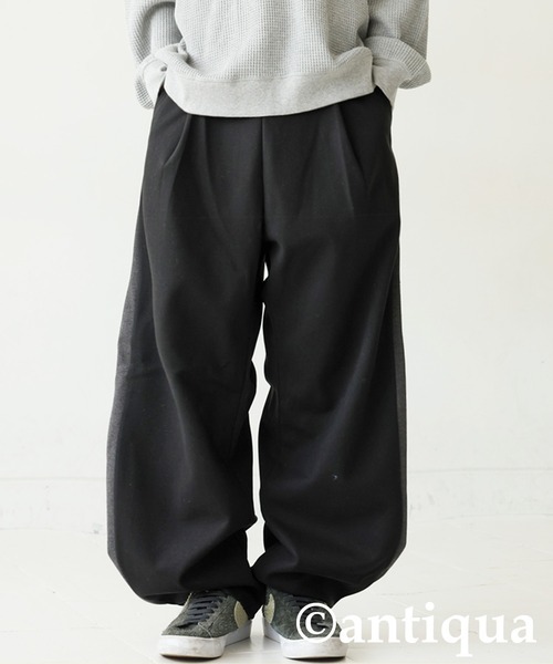 antiqua(アンティカ)の「タックワイドパンツ(その他パンツ・レディース・ブラウン系その他/ブラック系その他・LARGE/MEDIUM)」の22枚目の写真