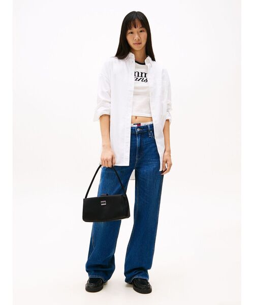 tommy jeans（トミー ジーンズ）の「アメリカンクールショルダーバッグ（ショルダーバッグ・レディース・ホワイト/ブラック・FREE）」の6枚目の写真