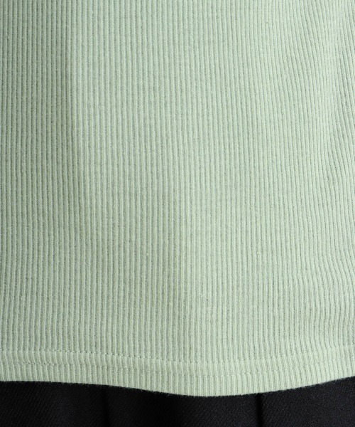 mitis（ミティス）の「mitis コットンフライスボトルネックロンT（Tシャツ/カットソー・レディース・ブラック/ライトグレー/グレイッシュベージュ/アイボリー/グリーン・M）」の9枚目の写真