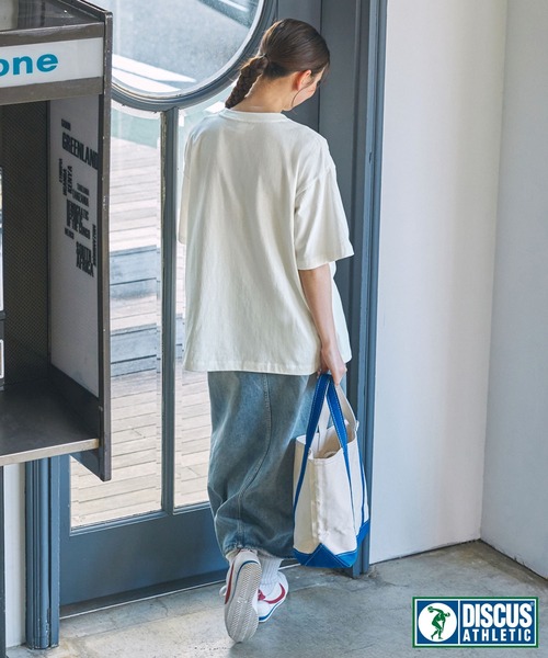 DISCUS ATHLETIC（ディスカス　アスレチック）の「【DISCUS ATHLETIC×PEPSI】コラボプリント半袖Ｔシャツ/ディスカス アスレチック×ペプシ（Tシャツ/カットソー・レディース・ブラック系/ブラック系1/ホワイト/スミクロ/ホワイト系2/ホワイト系1/ホワイト系/ブラック系2・L/M）」の14枚目の写真