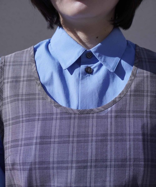 G.V.G.V.(ジーヴィージーヴィー)の「D-RING L/S SHIRT(シャツ/ブラウス・レディース・ブルー/ホワイト・ONE SIZE)」の11枚目の写真