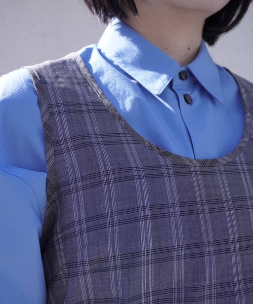 G.V.G.V.(ジーヴィージーヴィー)の「D-RING L/S SHIRT(シャツ/ブラウス・レディース・ブルー/ホワイト・ONE SIZE)」の12枚目の写真