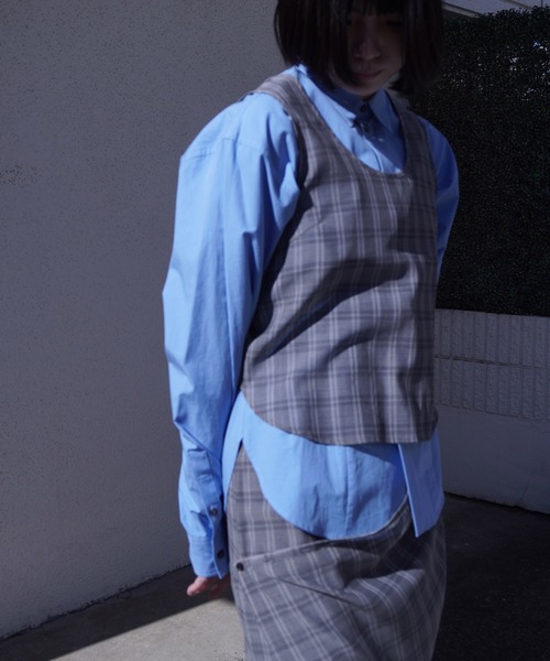 G.V.G.V.(ジーヴィージーヴィー)の「D-RING L/S SHIRT(シャツ/ブラウス・レディース・ブルー/ホワイト・ONE SIZE)」の10枚目の写真