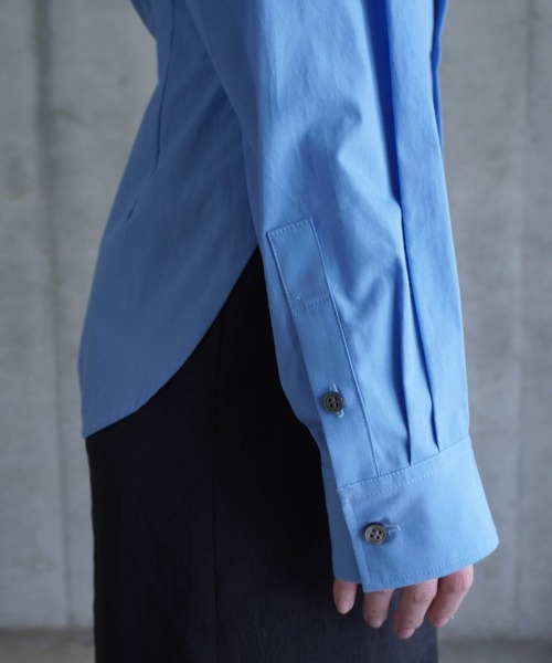 G.V.G.V.(ジーヴィージーヴィー)の「D-RING L/S SHIRT(シャツ/ブラウス・レディース・ブルー/ホワイト・ONE SIZE)」の6枚目の写真