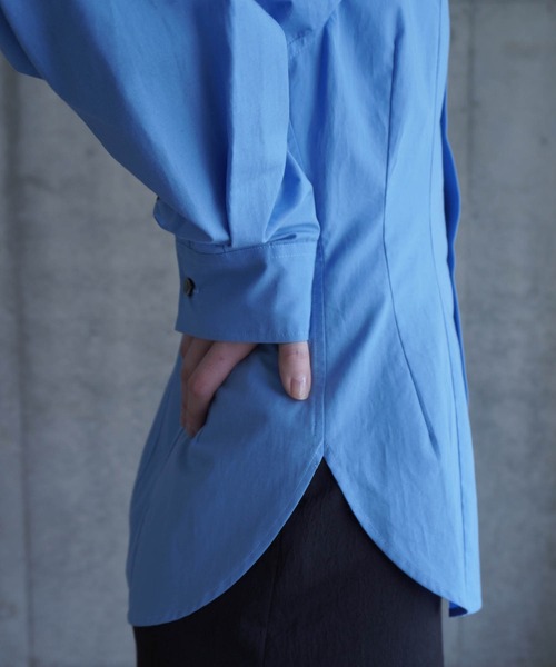 G.V.G.V.(ジーヴィージーヴィー)の「D-RING L/S SHIRT(シャツ/ブラウス・レディース・ブルー/ホワイト・ONE SIZE)」の7枚目の写真