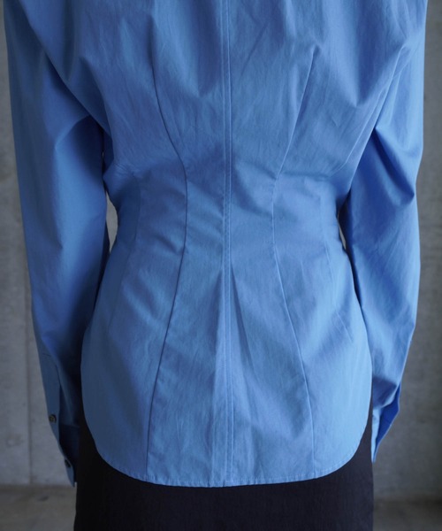 G.V.G.V.(ジーヴィージーヴィー)の「D-RING L/S SHIRT(シャツ/ブラウス・レディース・ブルー/ホワイト・ONE SIZE)」の8枚目の写真