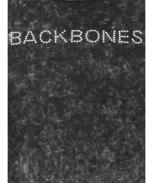 GYDA（ジェイダ）の「BACK BONES STONEタイトショートロンT（Tシャツ/カットソー・レディース・ピンク/オフホワイト/ブラック・FREE）」の19枚目の写真