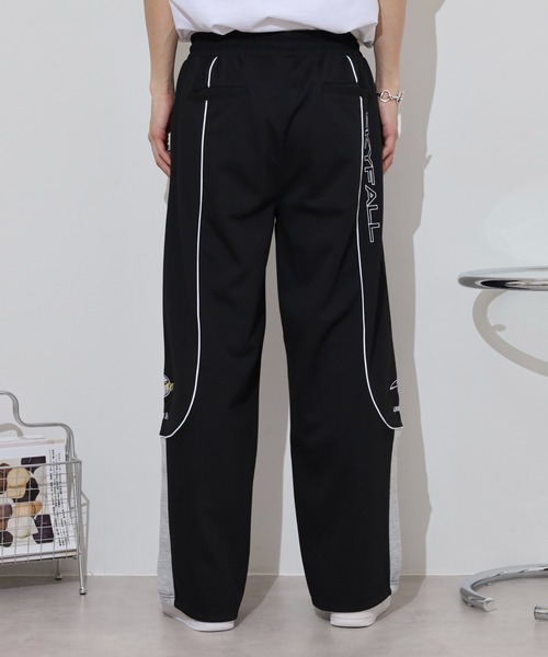 RE730(アールイーセブンサーティー)の「Piping track pants / パイピングトラックパンツ unisex(スウェットパンツ・メンズ・ネイビー/グレー/ブラック・XL/L/M)」の15枚目の写真