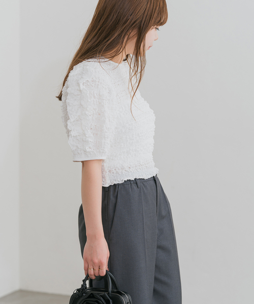 フリルスリーブブラウス（シャツ/ブラウス）｜U by SPICK&SPAN（ユー  