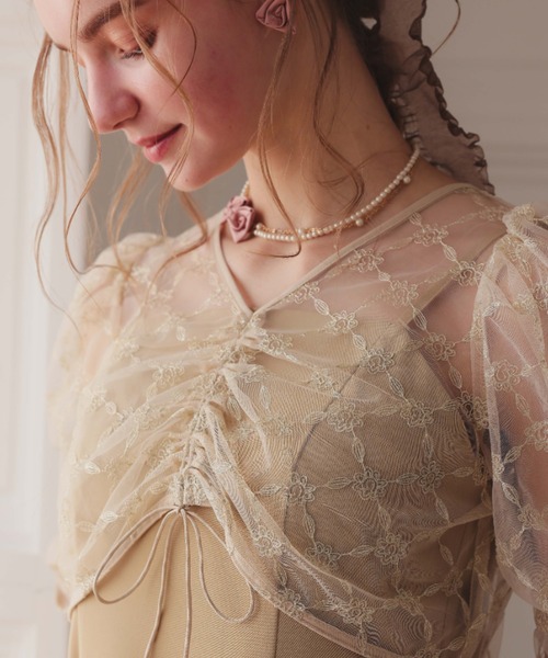 Dorry Doll（ドリードール）の「ロージーネックレス（ネックレス・レディース・ピンク/ブラック・FREE）」の9枚目の写真