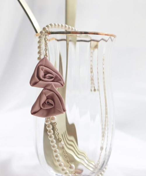 Dorry Doll（ドリードール）の「ロージーネックレス（ネックレス・レディース・ピンク/ブラック・FREE）」の12枚目の写真