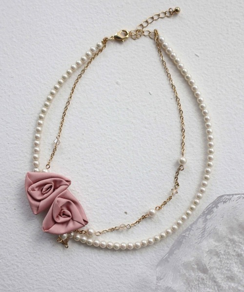 Dorry Doll（ドリードール）の「ロージーネックレス（ネックレス・レディース・ピンク/ブラック・FREE）」の13枚目の写真