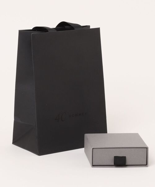 4℃ HOMME+（ヨンドシーオムプラス）の「シルバー フープ ピアス/片耳用（ピアス（片耳用）・メンズ・イエローゴールド・FREE）」の10枚目の写真