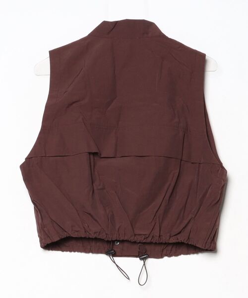 セール】(CREOLME)COTTON NYLON VEST（ベスト）｜ROSE BUD（ローズ