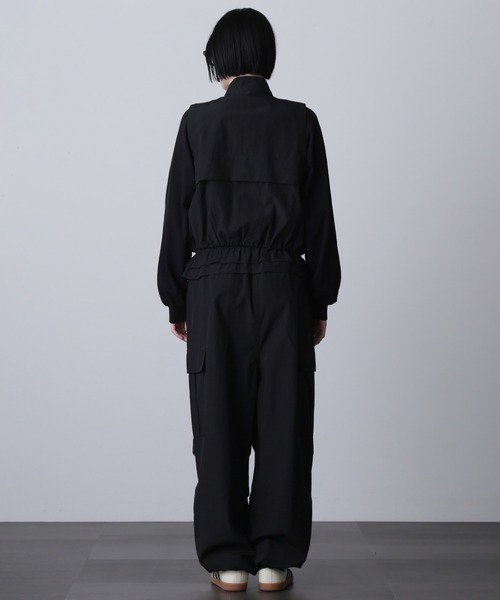 ROSE BUD(ローズバッド)の「(CREOLME)COTTON NYLON VEST(ベスト・レディース・ブラウン/ブラック・ONE SIZE)」の5枚目の写真