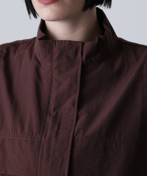 ROSE BUD(ローズバッド)の「(CREOLME)COTTON NYLON VEST(ベスト・レディース・ブラウン/ブラック・ONE SIZE)」の15枚目の写真