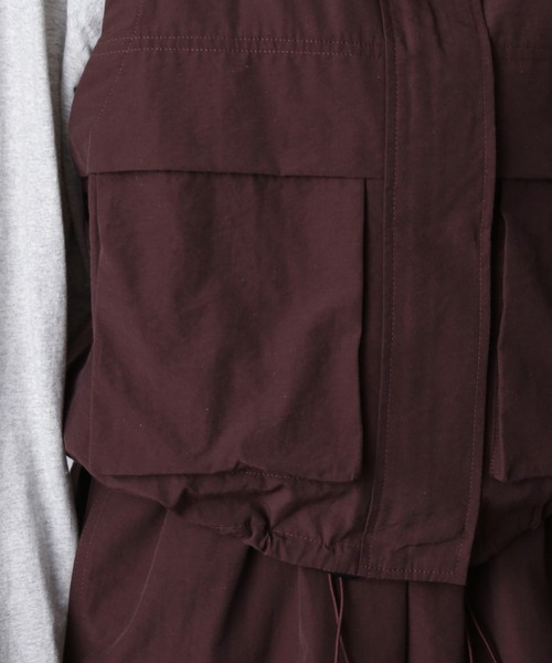 セール】(CREOLME)COTTON NYLON VEST（ベスト）｜ROSE BUD（ローズ