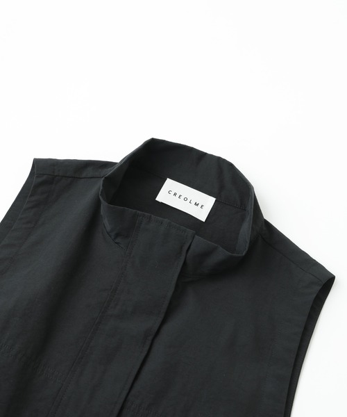 ROSE BUD(ローズバッド)の「(CREOLME)COTTON NYLON VEST(ベスト・レディース・ブラウン/ブラック・ONE SIZE)」の22枚目の写真