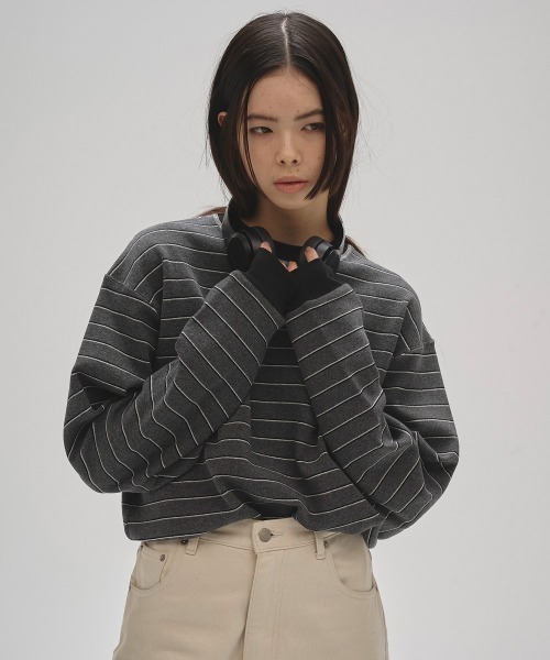 Border Long T-shirts（Tシャツ/カットソー）｜TODAYFUL