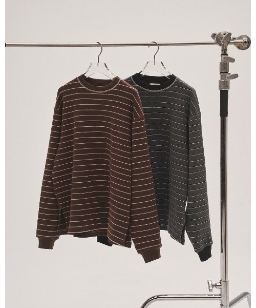 Border Long T-shirts（Tシャツ/カットソー）｜TODAYFUL（トゥデイフル