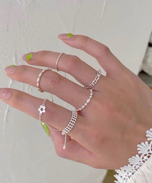 almo(アルモ)の「タイニーチェーンデザインリング/フリーサイズ(RO)(リング・メンズ・シルバー系1/シルバー系2/シルバー系3/シルバー系4/シルバー系5/シルバー系6/シルバー系7・FREE)」の11枚目の写真