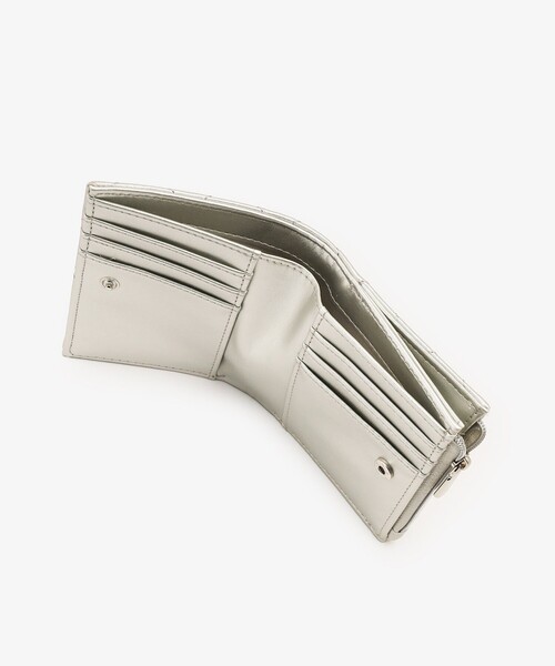 Afternoon Tea(アフタヌーンティー)の「キルティングミニ財布(財布・レディース・シルバー/ブルー・ONE SIZE)」の6枚目の写真