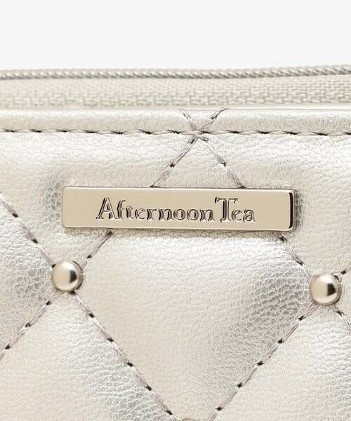 Afternoon Tea(アフタヌーンティー)の「キルティングミニ財布(財布・レディース・シルバー/ブルー・ONE SIZE)」の7枚目の写真