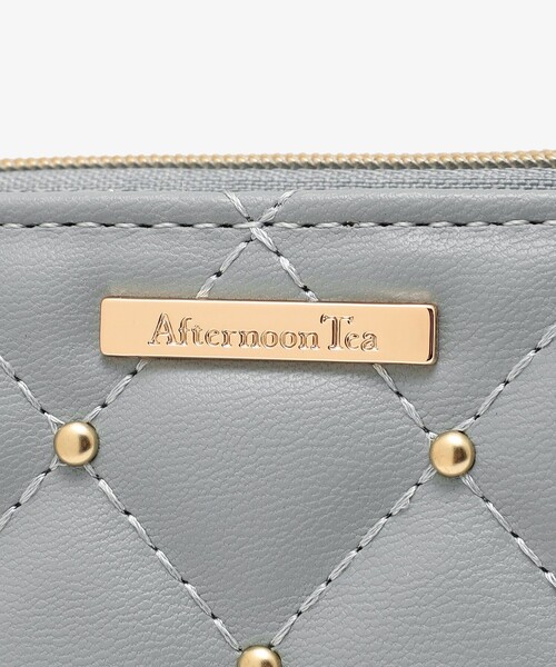 Afternoon Tea(アフタヌーンティー)の「キルティングミニ財布(財布・レディース・シルバー/ブルー・ONE SIZE)」の12枚目の写真