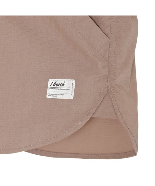 NANGA（ナンガ）の「HINOC RIPSTOP UT SHIRT/ヒノック リップストップ ユーティリティ シャツ（シャツ/ブラウス・メンズ・ライトグレー/ブラック/モカ・L/M/S/XL）」の10枚目の写真