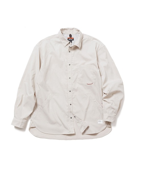 NANGA（ナンガ）の「HINOC RIPSTOP UT SHIRT/ヒノック リップストップ ユーティリティ シャツ（シャツ/ブラウス・メンズ・ライトグレー/ブラック/モカ・L/M/S/XL）」の22枚目の写真